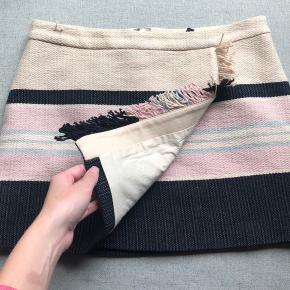 BCBG Mallika Skirt in Almond Blossom Combo - Picture 7 of 8